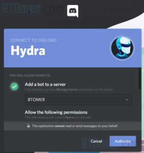 hydra music bot discord